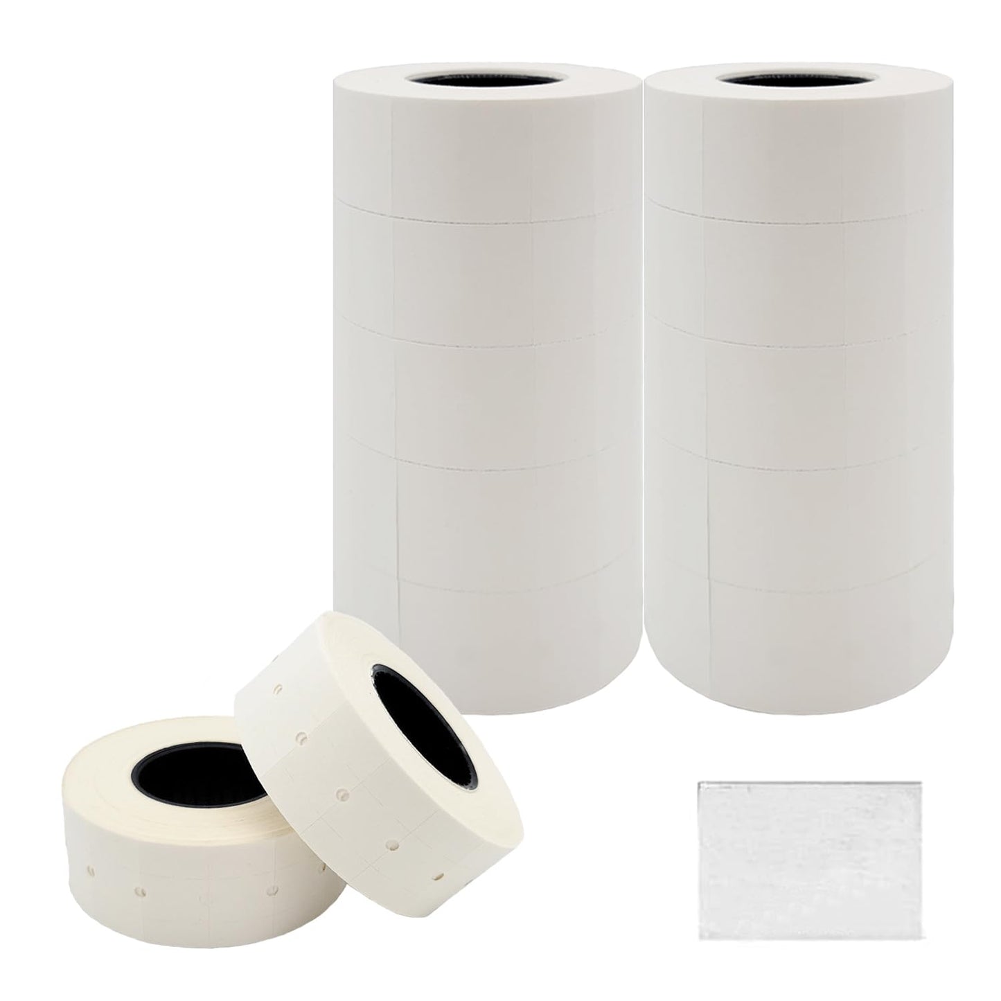 Motex 2 Line Blank Labels, Fits MX-2316NEW - 10,000 White Blank Price and Date Gun Labels