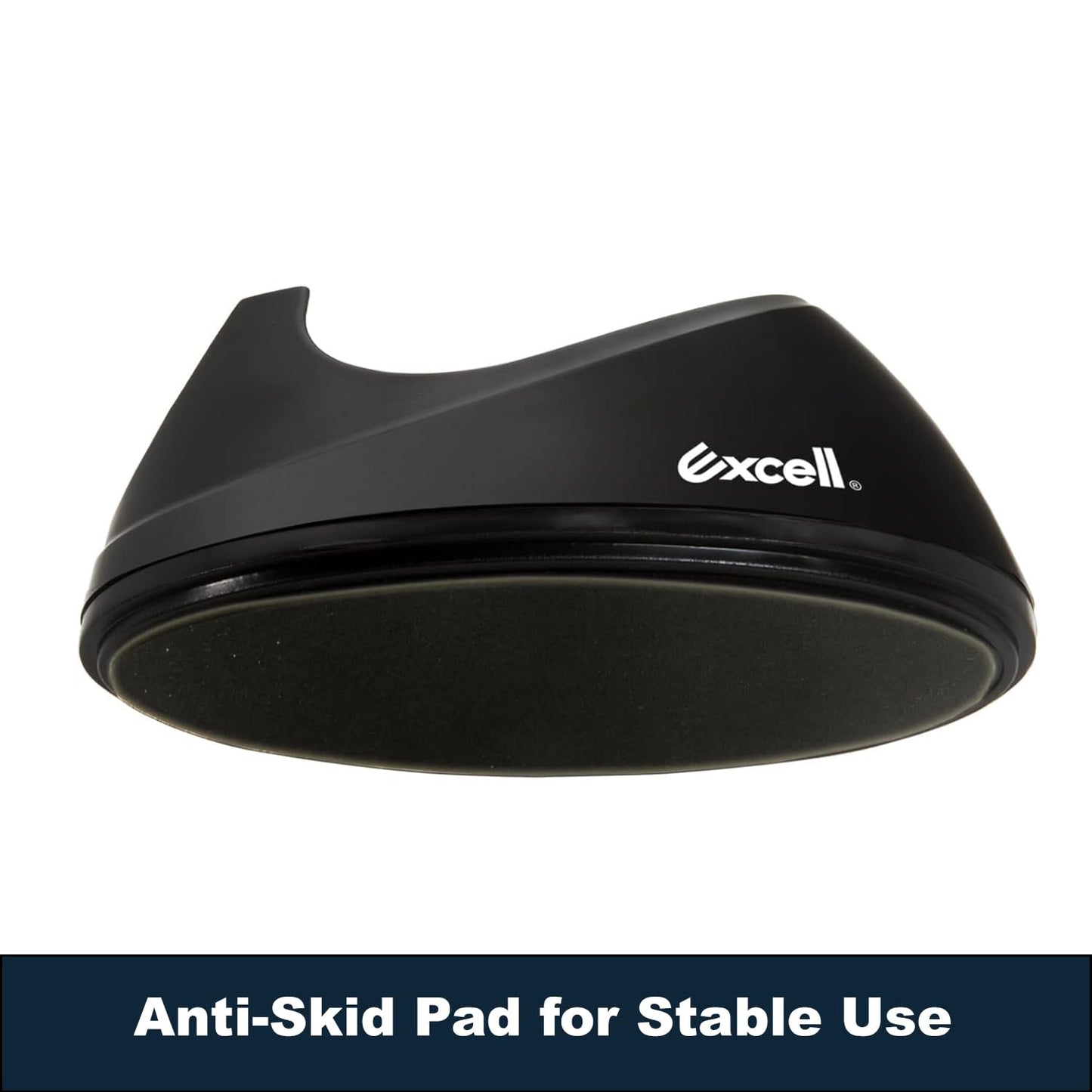 MDJ by Excell Desktop Tape Dispenser (Fits 1" + 3" Core) with Heavy-Weighted Base for One-Hand Dispensing for Office, Home, School, Masking, Heat Transfer, Sublimation, Crafts, Gift Wrapping (Chrome)