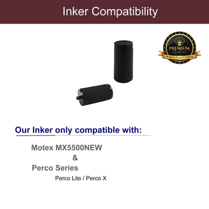 Motex MX-5500 New Version 1 Line 8 Digits Date Marking Gun – Pre-Loaded 1,000 White Sticker Labels and Pre-Loaded Inker with 1 Ink Refill - for Grocery Store, Retail Shop, Garage Sale (White)