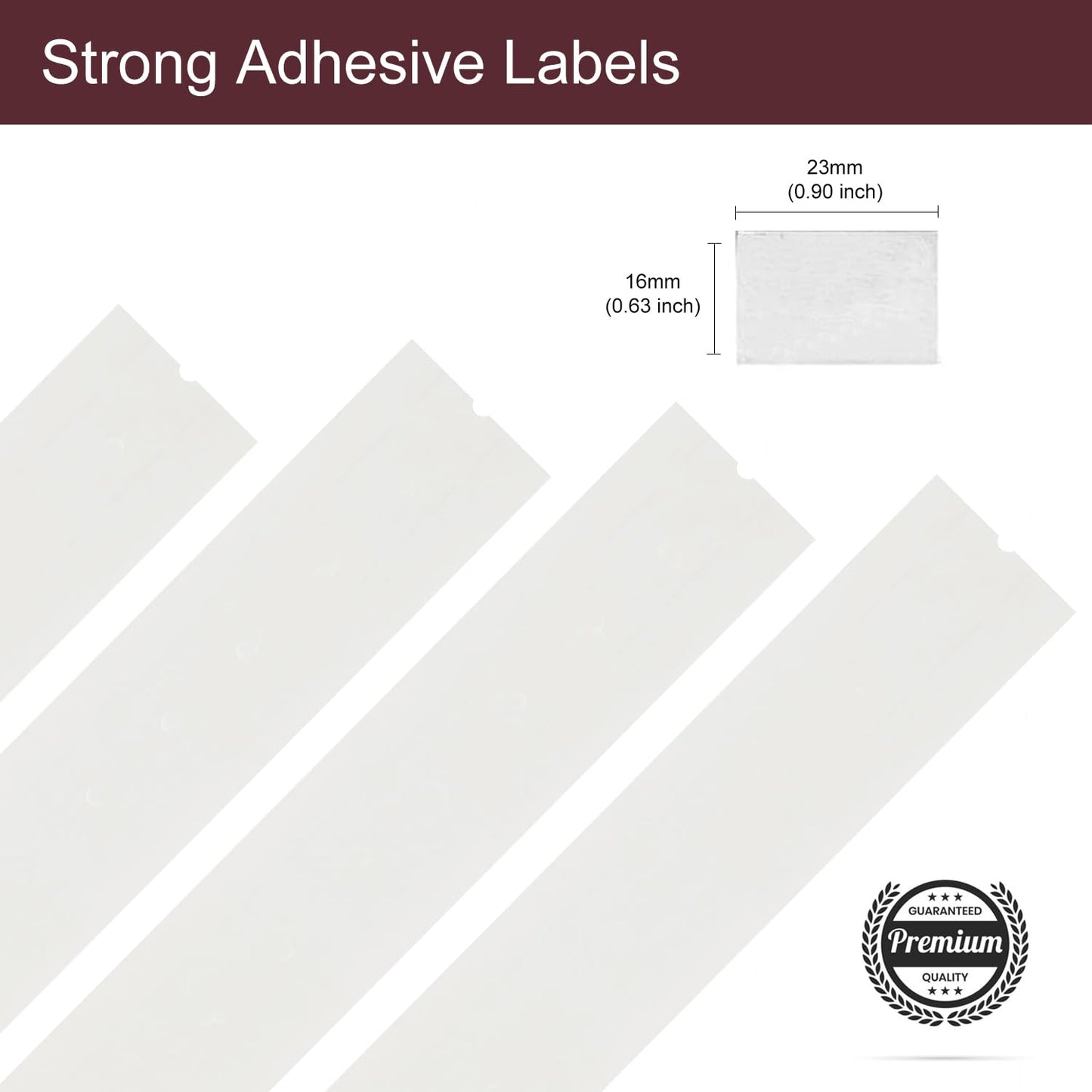 Motex 2 Line Blank Labels, Fits MX-2316NEW - 10,000 White Blank Price and Date Gun Labels