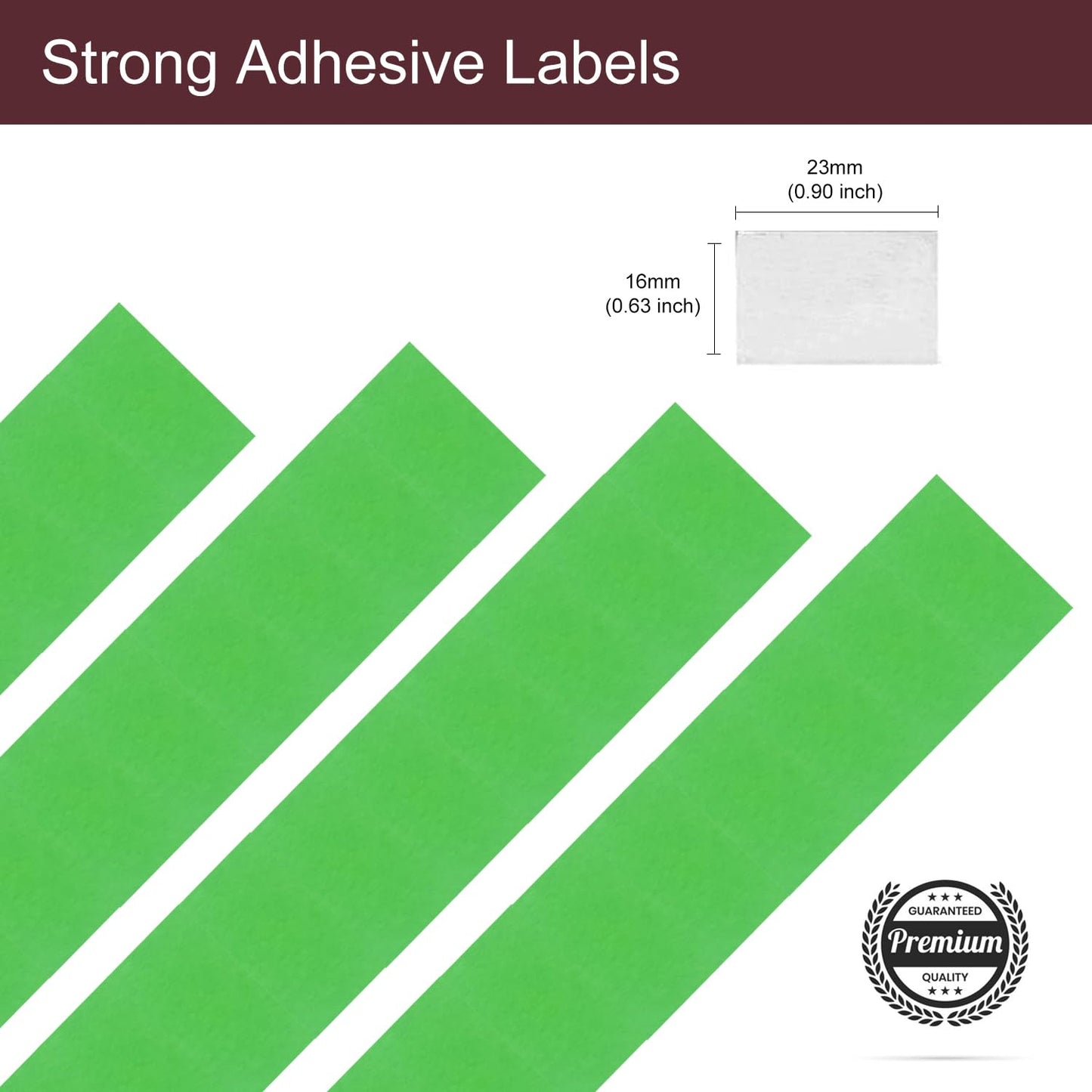 Motex 2 Line Blank Labels, Fits MX-2316NEW - 10,000 White Blank Price and Date Gun Labels