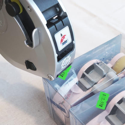 Motex 1 Line White Labels - 10,000 White Blank Price and Date Gun Labels with 1 Ink Roll, Fits MX-5500 and Perco 1 Line Price and Date Guns