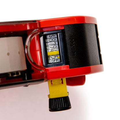 Motex MX-5500 New Version 1 Line 8 Digits Date Marking Gun – Pre-Loaded 1,000 White Sticker Labels and Pre-Loaded Inker with 1 Ink Refill - for Grocery Store, Retail Shop, Garage Sale (White)