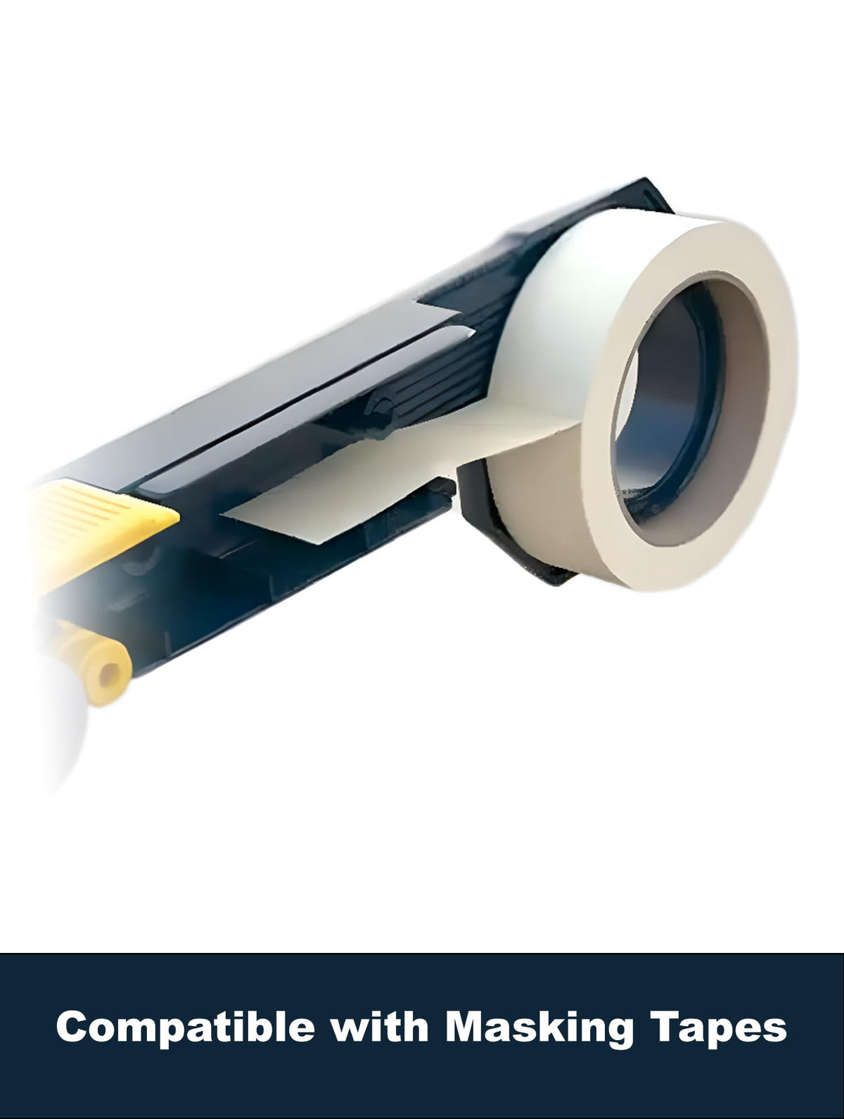 Excell Hand Held Masking Tape Dispenser, One-Handed Application Tool, Fits Upto 1” Wide Tape with 3” core, for Painters, Commercial, Sublimation, Crafting, Heat Transfer, Sealing Tape