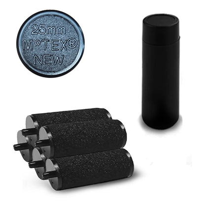 Motex Inkers Ink Rollers, Fits Motex MX-2316 2 Line Price Gun (5 Rolls)