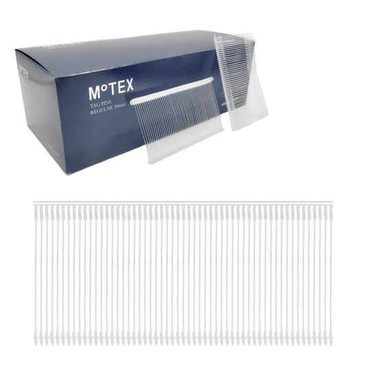 Motex 2 Inch 5000pcs Regular Tagging Gun Fasteners, Clothing Tag Barbs Attachments Price Label for All Fine Price Tag Gun with no Jamming, Clear