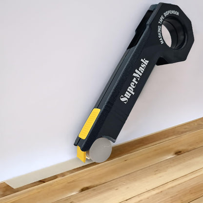 Excell Hand Held Masking Tape Dispenser, One-Handed Application Tool, Fits Upto 1” Wide Tape with 3” core, for Painters, Commercial, Sublimation, Crafting, Heat Transfer, Sealing Tape