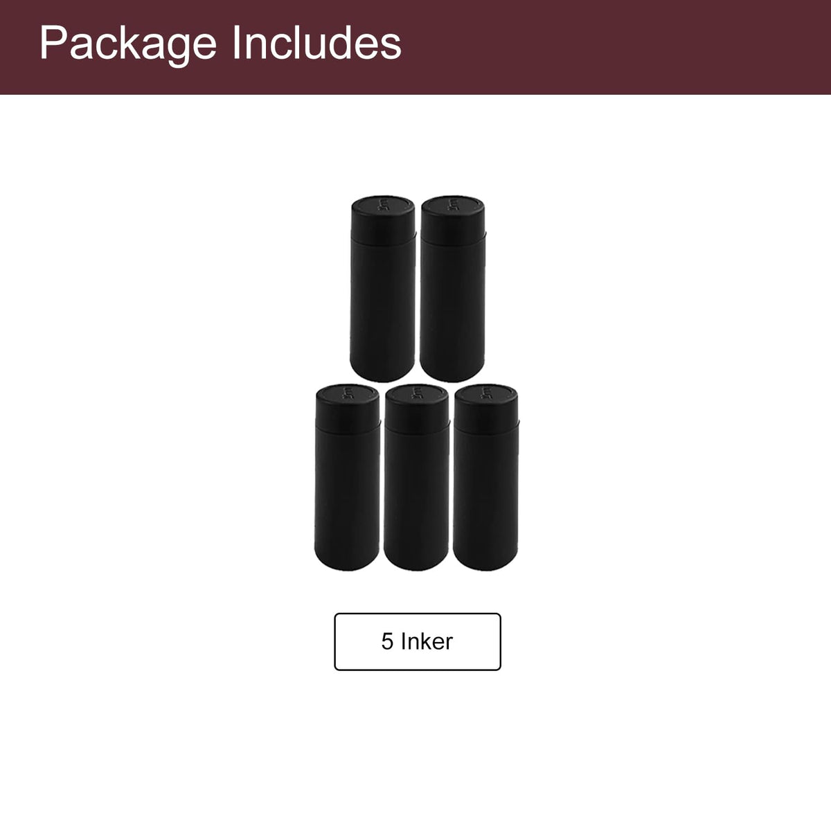 Motex Inkers Ink Rollers, Fits Motex MX-2316 2 Line Price Gun (5 Rolls)